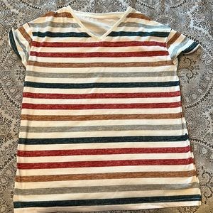 Stripes t shirt. Unknown brand. Washed but never worn.